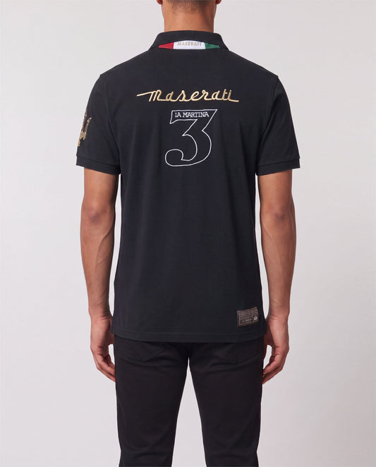 La Martina Maserati Polo back view, S, 90s vintage, PrimeSupply