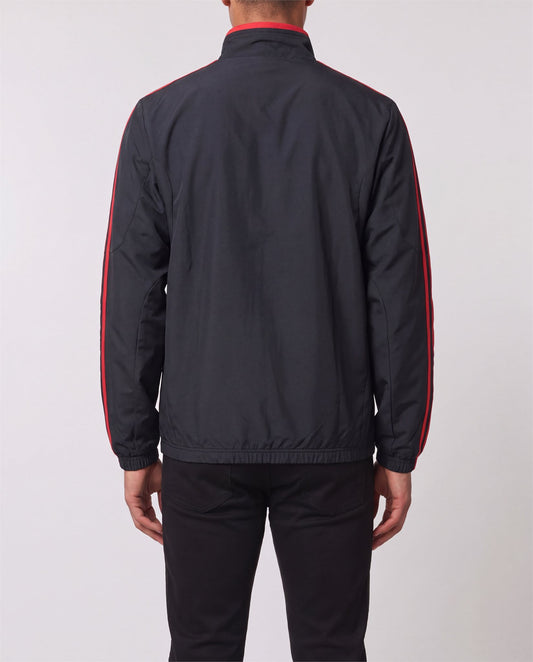 Adidas AC Milan Track Jacket back view, S, 90s vintage, PrimeSupply