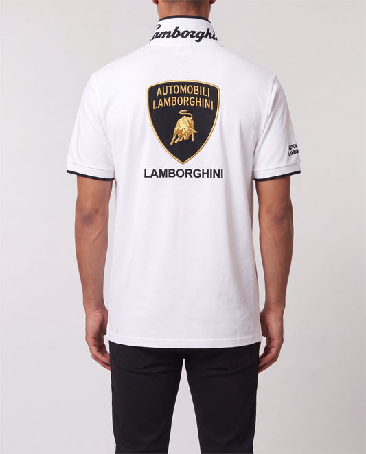 Lamborghini Polo back view, M, 90s vintage, PrimeSupply