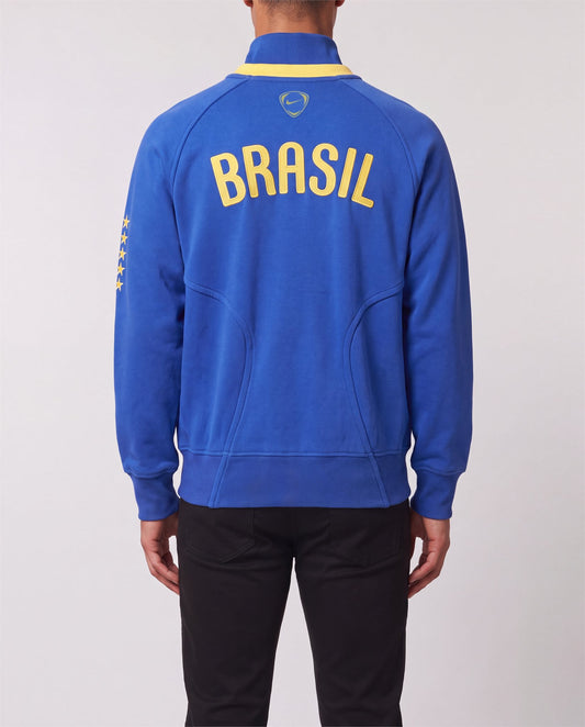 Nike Brasil Track Jacket back view, S, 90s vintage, PrimeSupply