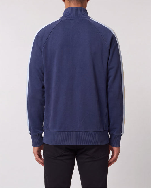 Nike Navy Track Jacket back view, S, 90s vintage, PrimeSupply