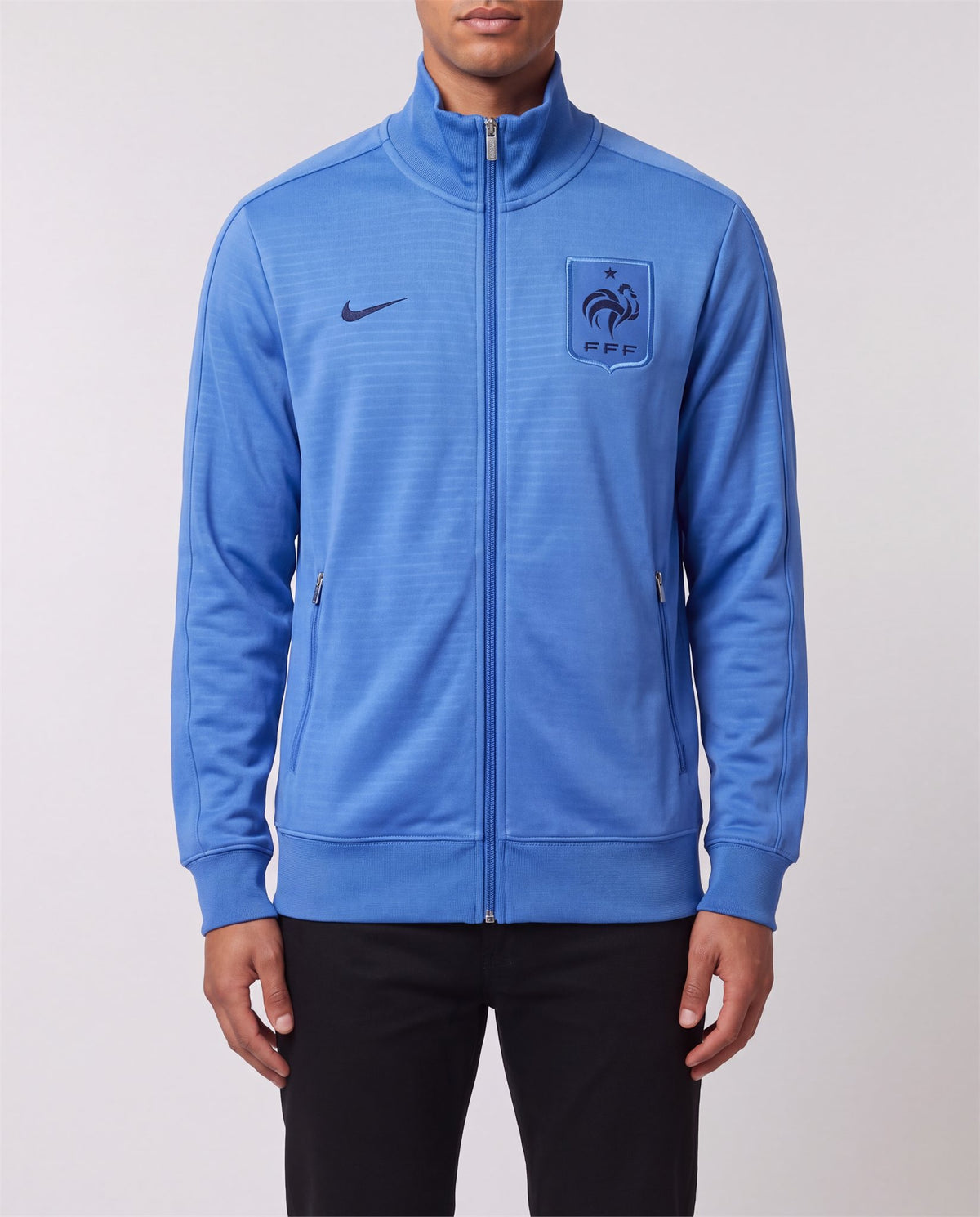 Nike France Track Jacket front view, S, 90s vintage, PrimeSupply