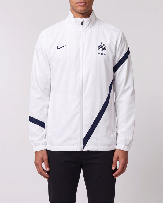 Nike France Track Jacket front view, L, 90s vintage, PrimeSupply