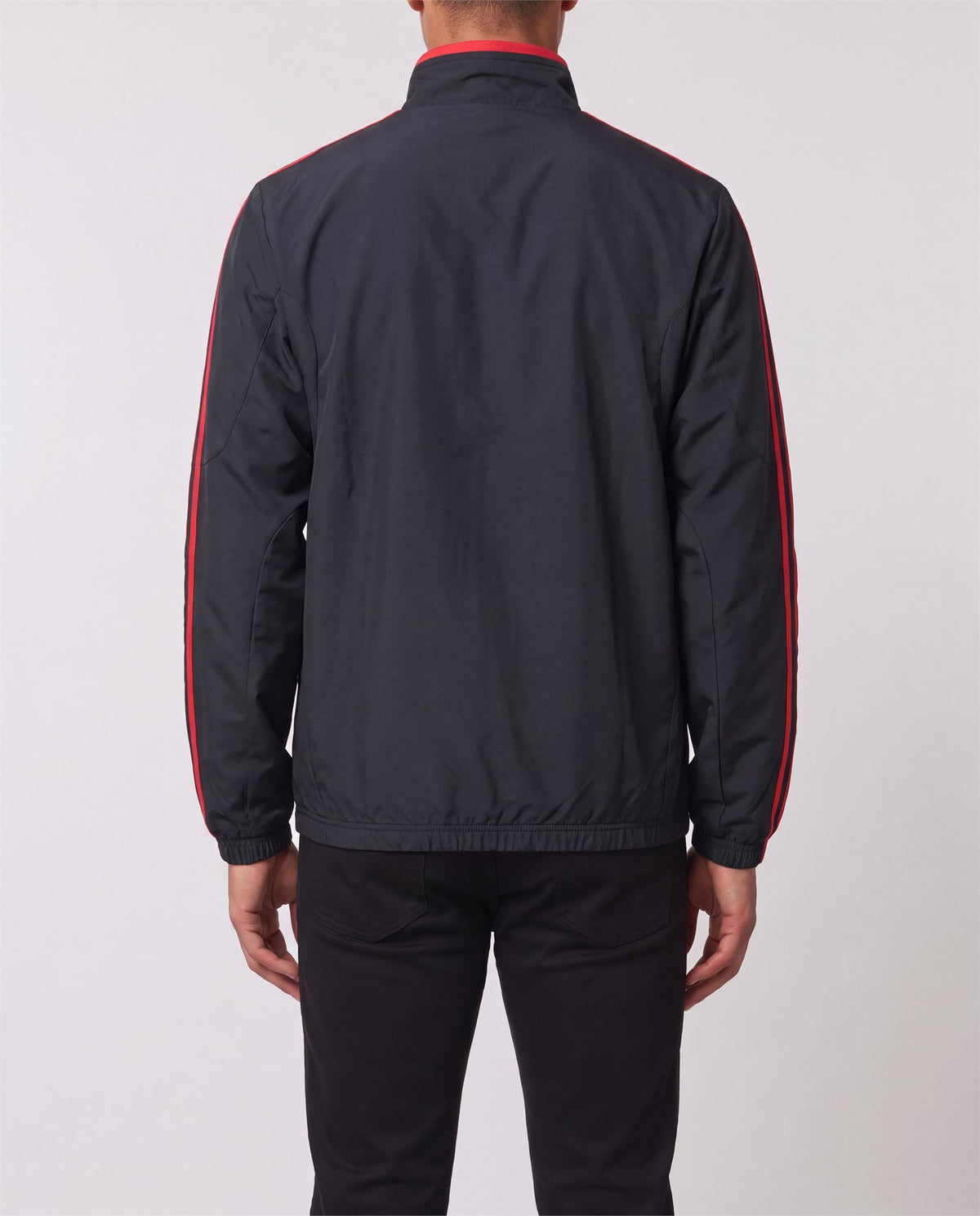 Adidas AC Milan Track Jacket back view, S, 90s vintage, PrimeSupply