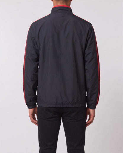 Adidas AC Milan Track Jacket back view, S, 90s vintage, PrimeSupply