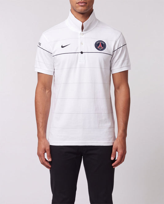 Nike PSG Polo front view, S, 90s vintage, PrimeSupply