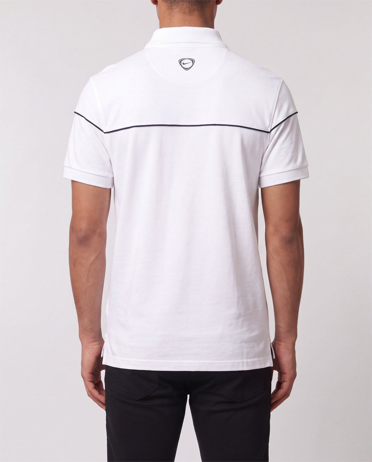 Nike PSG Polo back view, S, 90s vintage, PrimeSupply