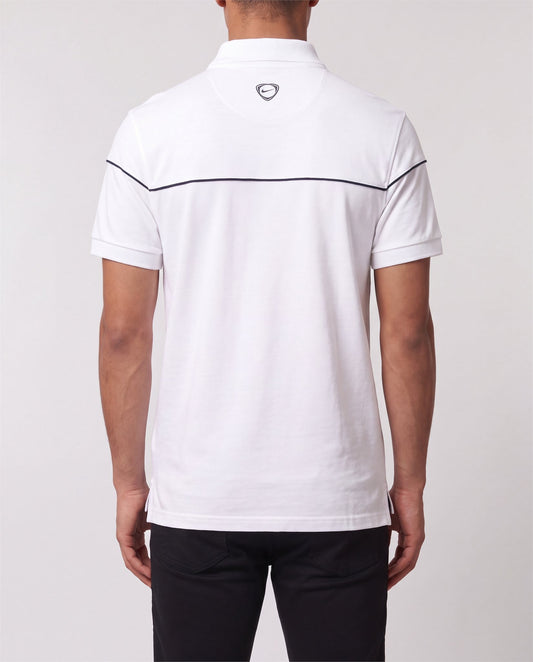 Nike PSG Polo back view, S, 90s vintage, PrimeSupply
