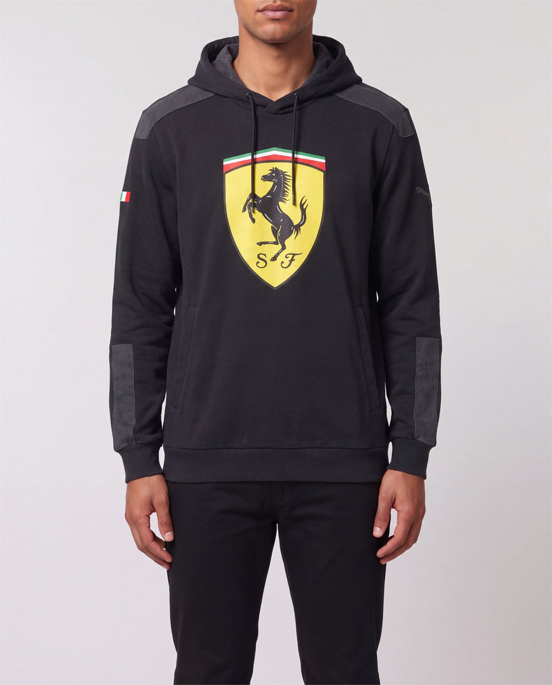 Puma Ferrari Hoodie front view, S, 90s vintage, PrimeSupply