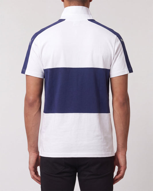 Puma Italia Polo back view, S, 90s vintage, PrimeSupply