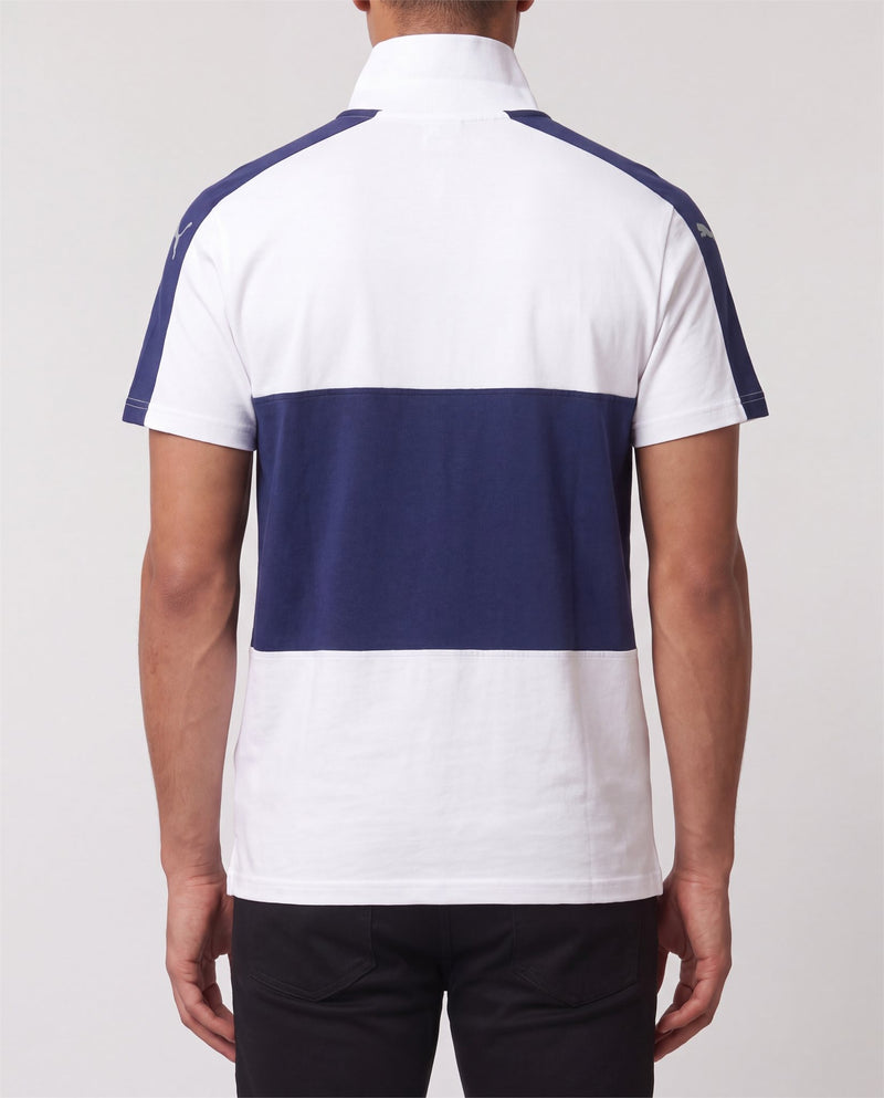 Puma Italia Polo back view, S, 90s vintage, PrimeSupply