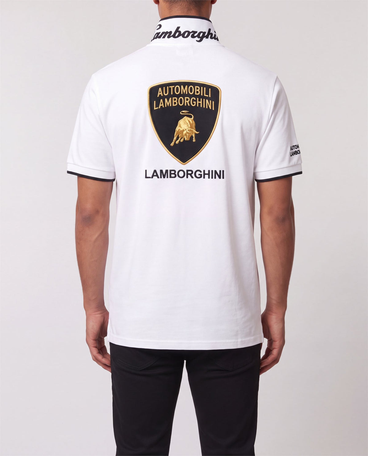 Lamborghini Polo back view, M, 90s vintage, PrimeSupply