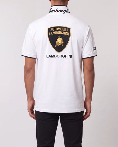 Lamborghini Polo back view, M, 90s vintage, PrimeSupply