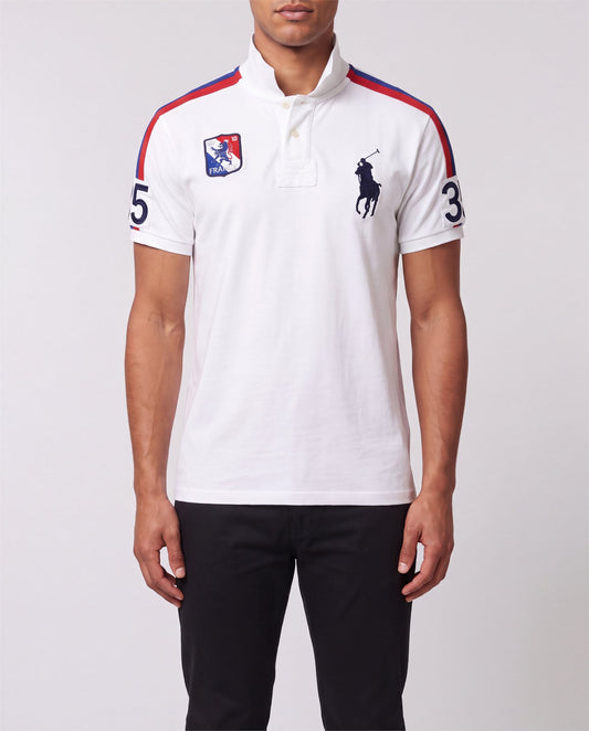 Ralph Lauren France Polo front view, S, 90s vintage, PrimeSupply