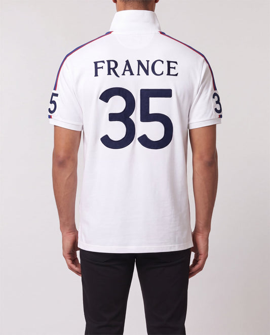 Ralph Lauren France Polo back view, S, 90s vintage, PrimeSupply
