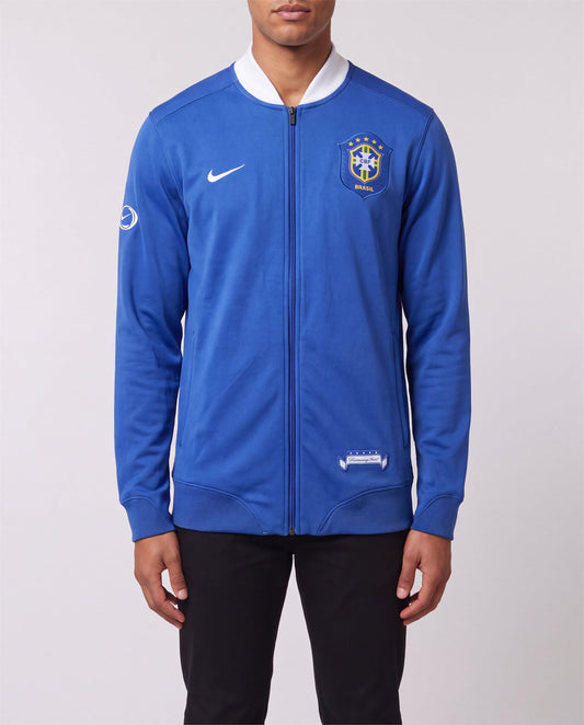 Nike Brasil Jacket front view, S, 90s vintage, PrimeSupply