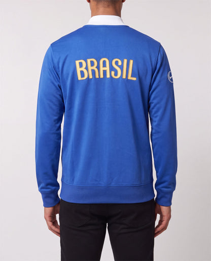 Nike Brasil Jacket back view, S, 90s vintage, PrimeSupply