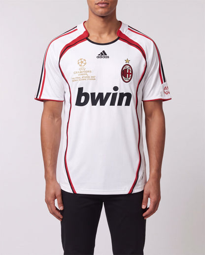 Adidas AC Milan Shirt front view, S, Y2K vintage, PrimeSupply