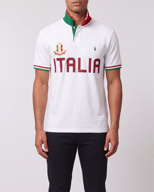 Ralph Lauren Italia Polo front view, S, 90s vintage, PrimeSupply