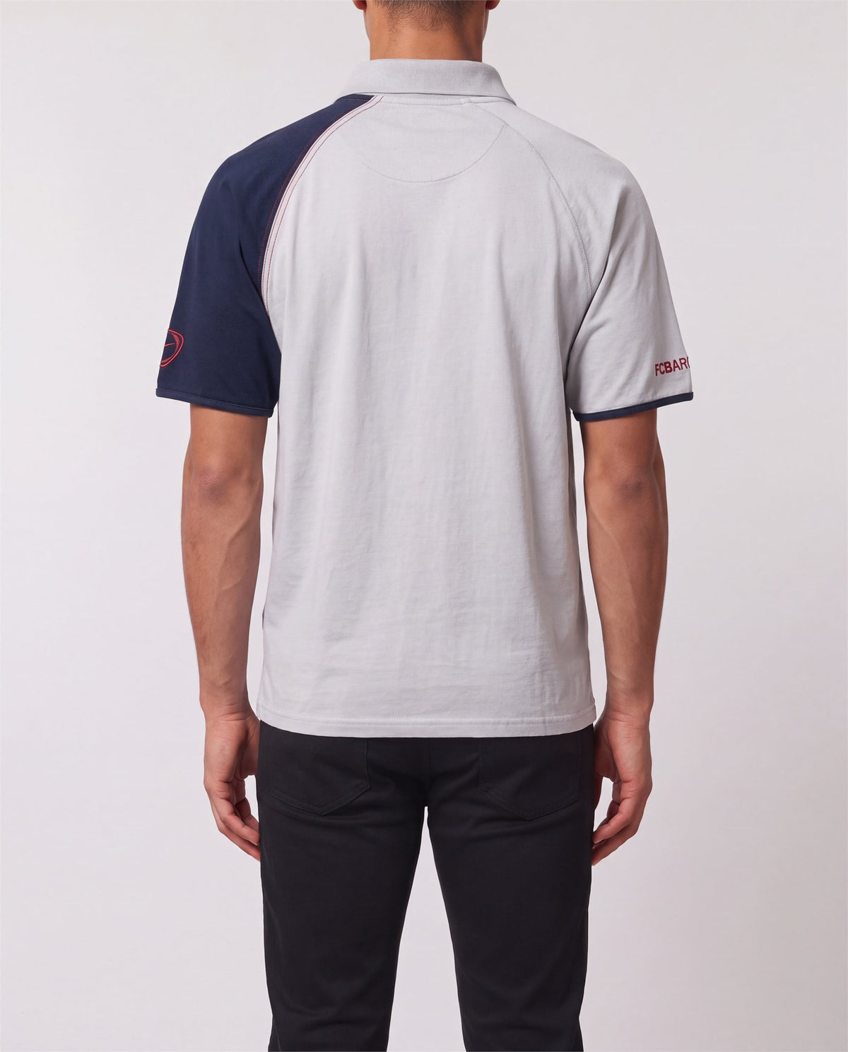 Nike FC Barcelona Polo back view, S, 90s vintage, PrimeSupply