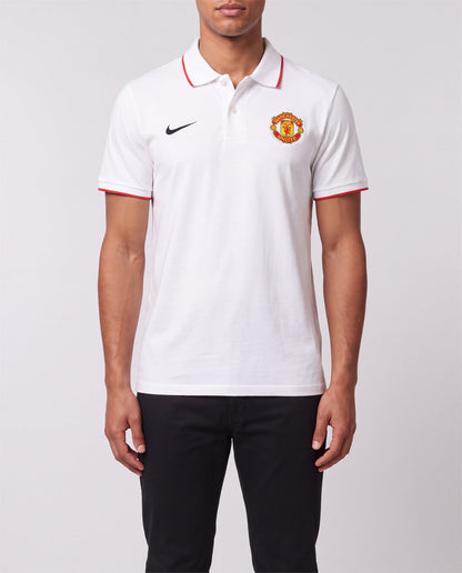 Nike Manchester United Polo front view, S, 90s vintage, PrimeSupply