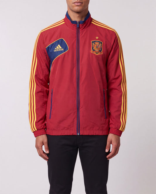Adidas Spain Presentation Jacket front view, S, 90s vintage, PrimeSupply